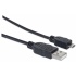 Manhattan Cable USB 2.0, USB A Macho - Micro USB B Macho, 1 Metros, Negro  2