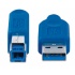 Manhattan Cable USB 3.0, USB A Macho - USB B Macho, 2 Metros, Azul  3