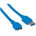 Manhattan Cable USB-A Macho - Micro-USB B Macho, 1 Metro   2