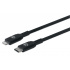Manhattan Cable Lightning Macho - USB-C Macho, 50cm, Negro  1