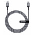 Manhattan Cable Lightning Macho - USB-C Macho, 1 Metro, Gris  5