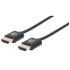 Manhattan Cable HDMI Macho - HDMI Macho, 4K, 60Hz, 1.8 Metros, Negro  1