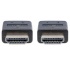 Manhattan Cable HDMI Macho - HDMI Macho, 50cm, Negro  2