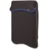 Manhattan Funda Reversible de Poliester 9'' Negro/Gris