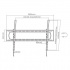 Manhattan Soporte de Pared 461931 para Pantalla 60" - 120", hasta 120kg  4