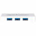 Manhattan Hub USB A 3.0 de 3 Puertos, 1x RJ-45, 5000 Mbit/s, Blanco  6