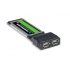 Manhattan Tarjeta ExpressCard / 34 FireWire 400 (6-pin) con 2 Puertos, Alámbrico  1