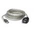 Manhattan Cable USB Macho - USB Hembra, 5 Metros, Plata  1