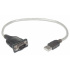 Manhattan Cable Serial USB A Macho - DB9, 45cm, Negro  3