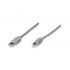 Manhattan Cable USB A Macho - USB B Macho, 1.8 Metros, Blanco  1