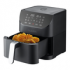 MasterChef Freidora de Aire Light-Fry 6L Digital, 6 Litros, 1500W, 200 °C, Negro  2