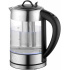 MasterChef Hervidor de Agua MK-K-2ST, 1.7 Litros, Negro/Acero Inoxidable