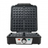 MasterChef Waflera MK-WM-4, 4 Porciones, Negro/Plata  1