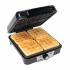 MasterChef Waflera MK-WM-4, 4 Porciones, Negro/Plata  4