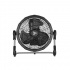 Masterfan Ventilador de Piso Pocket, Velocidad Ajustable, 12", Negro/Plata  1