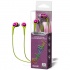 Maxell Audífonos Intrauriculares Couleur Buds, Alámbrico, Verde/Rosa  2