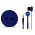 Maxell Audífonos Intrauriculares con Micrófono WR-360, Alámbrico, 1.2 Metros, Azul