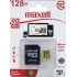 Memoria Flash Maxell 347521, 128GB MicroSDXC Clase 10, con Adaptador  1