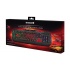 Teclado Gamer Maxell Samurai RGB, Alámbrico, Negro/Rojo (Inglés)  1