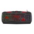 Teclado Gamer Maxell Samurai RGB, Alámbrico, Negro/Rojo (Inglés)  2