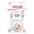Maxell Cable de Carga Certificado MFi Jelleez Lightning Macho - USB A Macho, 1.2 Metros, Blanco, para iPod/iPhone/iPad  1