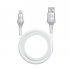 Maxell Cable de Carga Certificado MFi Jelleez Lightning Macho - USB A Macho, 1.2 Metros, Blanco, para iPod/iPhone/iPad  2
