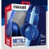Maxell Audífonos con Micrófono Solid2 Metalz, Alámbrico, 3.5mm, Azul  1