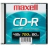 Maxell Disco Virgen para CD, CD-R, 48x, 1 Disco (648290)  1