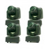Megaluz Proyector de Luz Mini Beam, DMX/Rítmico/Automático - 4 Piezas  1