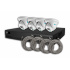Meriva Technology Kit de Vigilancia MKIP2MP-4T-4P de 4 Cámaras IP Torreta con Grabadora de 4 Canales