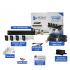 Meriva Technology Kit de Vigilancia MKIT926 de 4 Cámaras CCTV Bullet MSC-207Lite y 4 Canales, con Cables, Fuente de Poder y Distribuidor de Energía  6