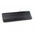 Teclado Microsoft 600, Alámbrico, USB, Negro, Inglés