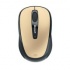 Mouse Microsoft Mobile 3500, Inalámbrico, BlueTrack, Negro/Oro