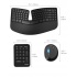 Kit de Teclado y Mouse Microsoft Sculpt Ergonomic Desktop, RF Inalámbrico, Negro (Inglés)  7