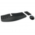 Kit de Teclado y Mouse Microsoft Sculpt Ergonomic Desktop, Inalámbrico, Negro (Español)
