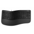 Teclado Microsoft Ergonomic, Alámbrico, USB, Negro (Español)  1