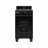 Midea Estufa y Horno de Gas 20" MGS20FS1BAABB, 4 Quemadores, Negro  1