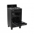 Midea Estufa y Horno de Gas 20" MGS20FS1BAABB, 4 Quemadores, Negro  4