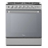 Midea Estufa al Piso de 30'' Xtreme Chef, 6 Quemadores, Plata