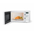Midea Horno de Microondas MMDR07S2WW, 0.7 Pies Cúbicos, 1050W, 20 Litros, Blanco  3