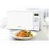 Midea Horno de Microondas MMDR07S2WW, 0.7 Pies Cúbicos, 1050W, 20 Litros, Blanco  5