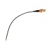 Mikrotik Cable Coaxial SMA Hembra, Negro, para wAP R LTE  2
