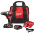 Milwaukee Taladro Destornillador de Batería M18, Inalámbrico, 1/2", 18V, Rojo/Negro  1