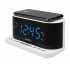 Misik Radio Despertador MR486, FM, Negro/Blanco  2