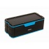 Misik Bocina Portátil MS208, Bluetooth, Alámbrico/Inalámbrico, 4.5W, Negro/Azul - Resistente al Agua - Imagen adicional 2