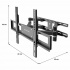 Mitzu Soporte de Pared LCD-3067 para Pantalla 23" - 55", hasta 50kg  4