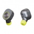 Mitzu Audífonos Intrauriculares con Micrófono True Wireless, Inalámbrico, Bluetooth, Gris/Amarillo  3