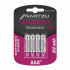 Mitzu Pila Recargable AAA, 1.2V, 4 Piezas  2
