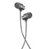 Mobifree Audífonos Intrauriculares con Micrófono Metalic, Alámbrico, 1.2 Metros, 3.5mm, Gris