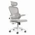 Modamob Silla Ejecutiva MC029W, Respaldo de malla, Reposabrazos, Blanco